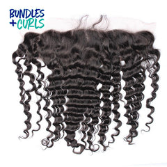 Brazilian 13x4 Deep Wave Lace Frontal Closure