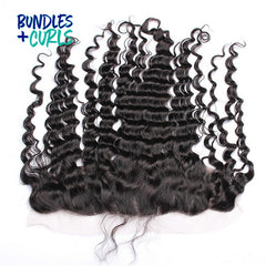 Brazilian 13x4 Deep Wave Lace Frontal Closure