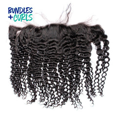 Brazilian 13x4 Kinky Curly Lace Frontal Closure