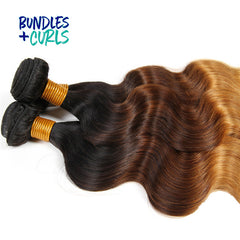 3 Bundles of Brazilian 1B/4/27 Body Wave Hair