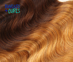 3 Bundles of Brazilian 1B/4/27 Body Wave Hair