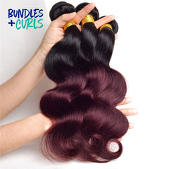 Brazilian Body Wave 1B/99J Hair