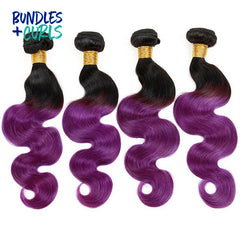 Brazilian 1B/Purple Body Wave Hair