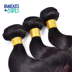 Brazilian 1B/Red Straight Hair