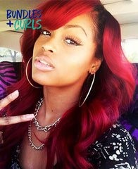 Brazilian 1B/Red Body Wave Hair