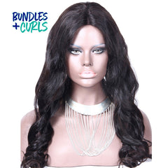 Bundles & Curls - Human Hair Extensions Brazilian Body Wave Wig
