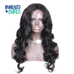 Bundles & Curls - Human Hair Extensions Brazilian Body Wave Wig