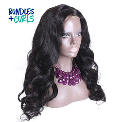 Bundles & Curls - Human Hair Extensions Brazilian Body Wave Wig