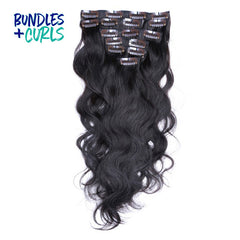 Clip-In Hair #1B Body Wave