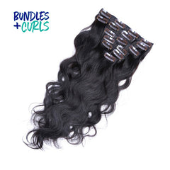 Clip-In Hair #1B Body Wave
