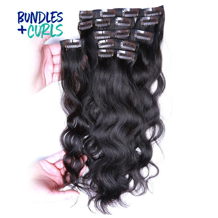 Clip-In Hair #1B Body Wave