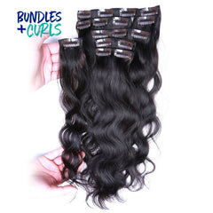 Clip-In Hair #1B Body Wave