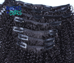 Clip-In Hair #1 Kinky Curly 120G