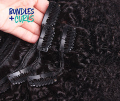 Clip-In Hair #1 Kinky Curly 120G