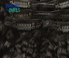 Clip-In Hair #1 Kinky Straight