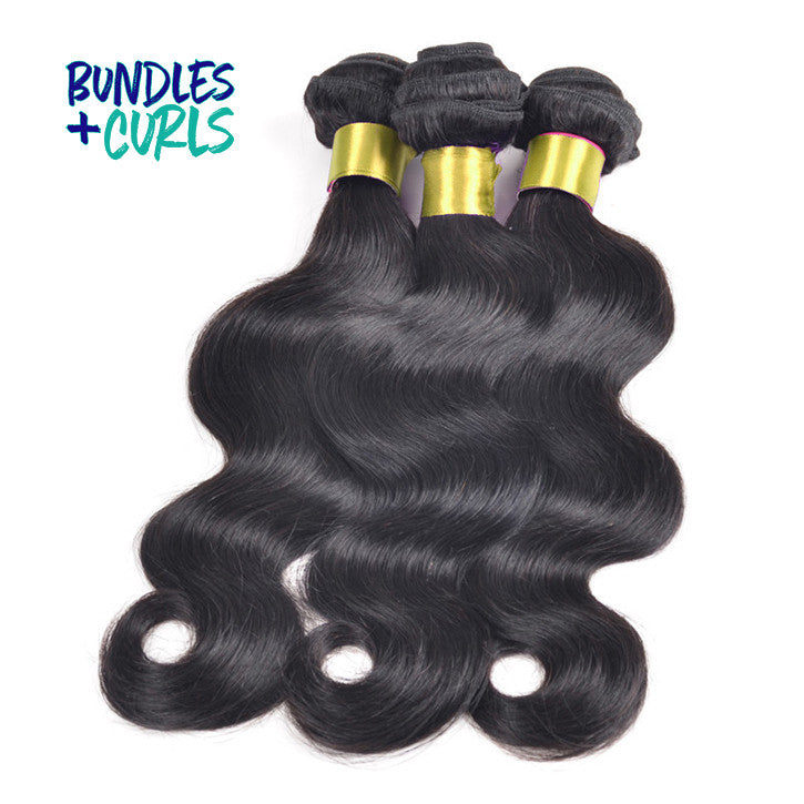 Bundles & Curls Human Hair Extensions Malaysian Body Wave Hair