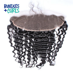 Brazilian 13x4 Deep Wave Lace Frontal Closure