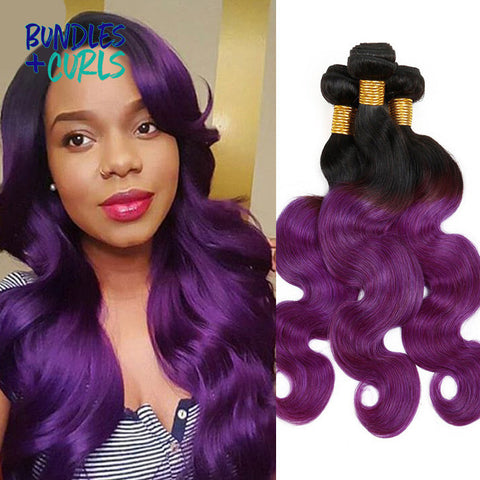Brazilian 1B/Purple Body Wave Hair