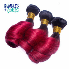Brazilian 1B/Red Fumi Bounce Hair