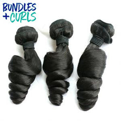 3 Bundles of Brazilian Loose Wave Hair
