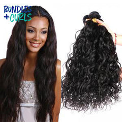 Bundles & Curls - Human Hair Extensions Brazilian Natural Wave Hair