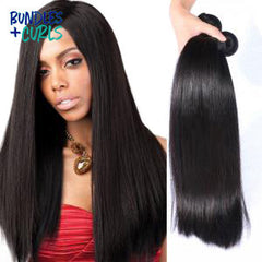 Bundles & Curls - Human Hair Extensions Brazilian Straight Hair