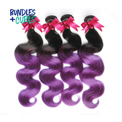 Indian 1B/Purple Body Wave Hair