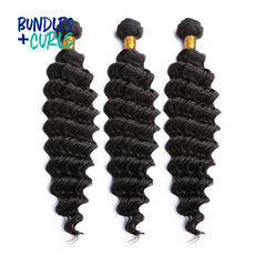 Bundles & Curls - Human Hair Extensions Indian Deep Wave Hair